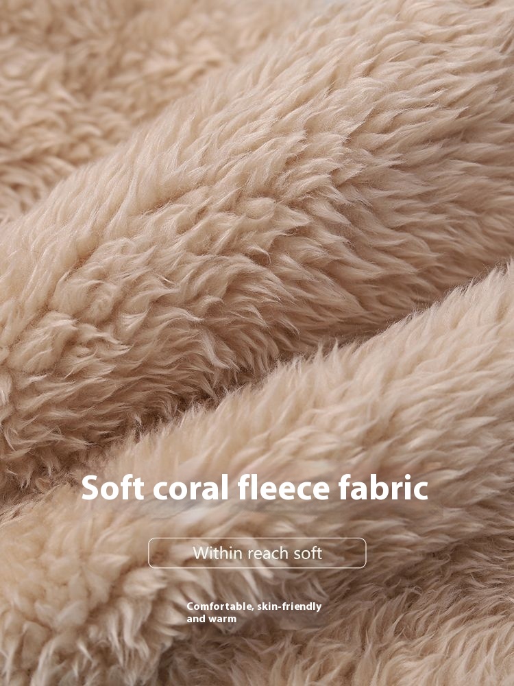 Double-layer fleece waistband detail